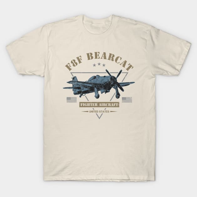 F8F Bearcat T-Shirt by Military Style Designs